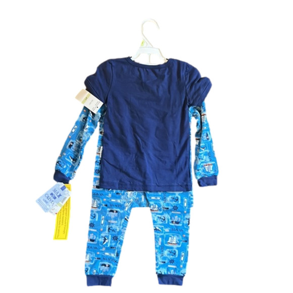 Max and Olivia 3 Piece Boys Pajama Set NWT - Picture 2 of 4